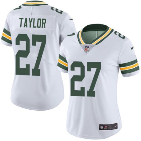 Packers #27 Patrick Taylor White Women's Stitched NFL Vapor Untouchable Limited Jersey