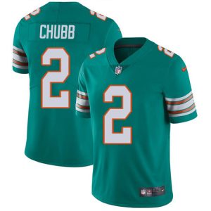 Dolphins #2 Bradley Chubb Aqua Green Alternate Youth Stitched NFL Vapor Untouchable Limited Jersey