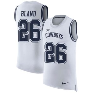 Cowboys #26 DaRon Bland White Men's Stitched NFL Limited Rush Tank Top Jersey