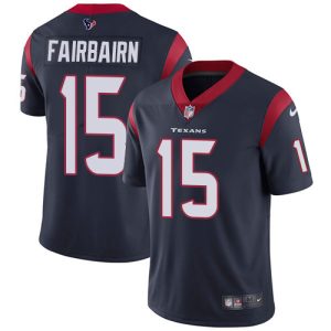 elite Texans #15 Ka'imi Fairbairn Navy Blue Team Color Men's Stitched NFL Vapor Untouchable Limited Jersey