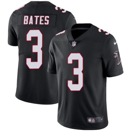 Falcons #3 Jessie Bates Black Alternate Stitched Youth NFL Vapor Untouchable Limited Jersey