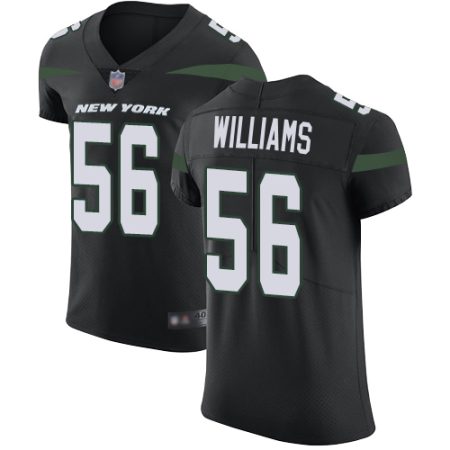 jets #56 quincy williams black alternate men's stitched nfl new elite cheap jersey