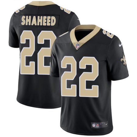 elite Saints #22 Rashid Shaheed Black Team Color Men's Stitched NFL Vapor Untouchable Limited Jersey