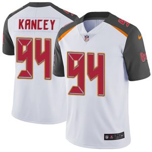 Buccaneers #94 Calijah Kancey White Youth Stitched NFL Vapor Untouchable Limited Jersey