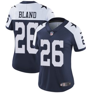 elite Cowboys #26 DaRon Bland Navy Blue Thanksgiving Women's Stitched NFL Vapor Throwback Limited Jersey