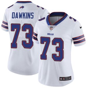 cheap Bills #73 Dion Dawkins White Women's Stitched NFL Vapor Untouchable Limited Jersey