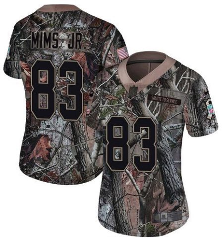 broncos #83 marvin mims jr. camo women's stitched nfl limited rush realtree wholesale jersey