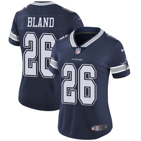 cowboys #26 daron bland navy blue team color women's stitched nfl vapor untouchable limited wholesale jersey