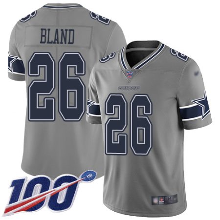 cowboys #26 daron bland gray youth stitched nfl limited inverted legend 100th season wholesale jersey