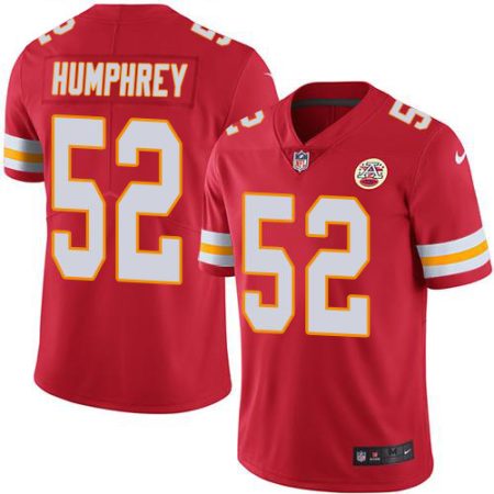 wholesale Chiefs #52 Creed Humphrey Red Team Color Youth Stitched NFL Vapor Untouchable Limited Jersey