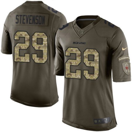 Bears #29 Tyrique Stevenson Green Youth Stitched NFL Limited 2015 Salute to Service Jersey