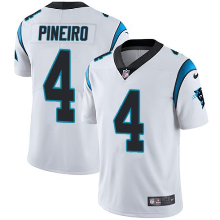 panthers #4 eddy pineiro white youth stitched nfl vapor untouchable limited wholesale jersey