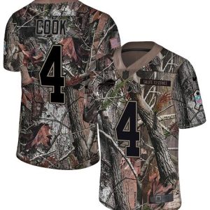 wholesale Bills #4 James Cook Camo Men's Stitched NFL Limited Rush Realtree Jersey