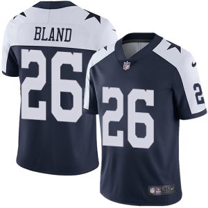 cowboys #26 daron bland navy blue thanksgiving youth stitched nfl 100th season vapor throwback limited cheap jersey