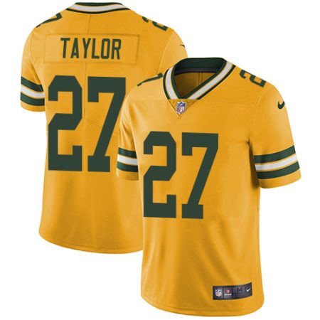 wholesale Packers #27 Patrick Taylor Yellow Youth Stitched NFL Limited Rush Jersey