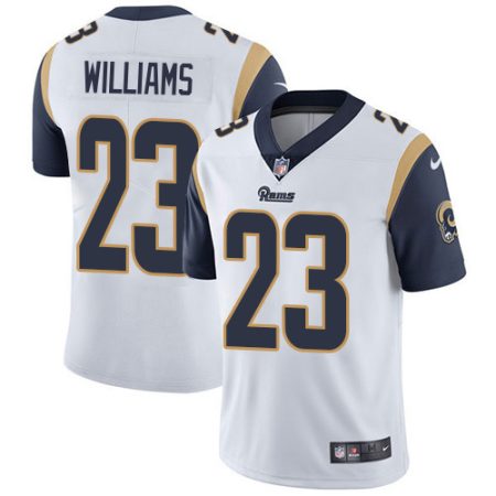 elite Rams #23 Kyren Williams White Youth Stitched NFL Vapor Untouchable Limited Jersey