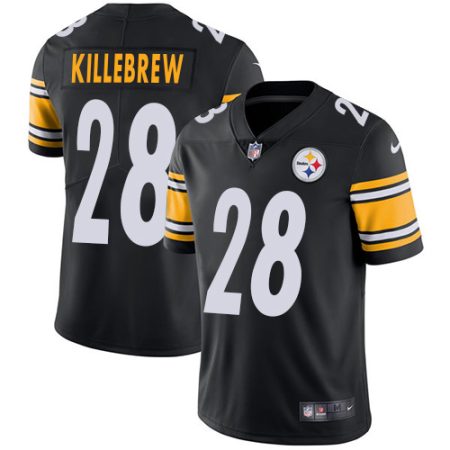 Steelers #28 Miles Killebrew Black Team Color Men's Stitched NFL Vapor Untouchable Limited Jersey