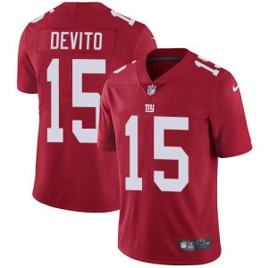 Giants #15 Tommy DeVito Red Alternate Youth Stitched NFL Vapor Untouchable Limited Jersey