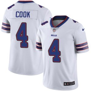 Bills #4 James Cook White Youth Stitched NFL Vapor Untouchable Limited Jersey