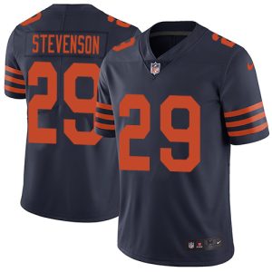 wholesale Bears #29 Tyrique Stevenson Navy Blue Alternate Youth Stitched NFL Vapor Untouchable Limited Jersey