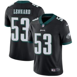 Eagles #53 Shaquille Leonard Black Alternate Youth Stitched NFL Vapor Untouchable Limited Jersey