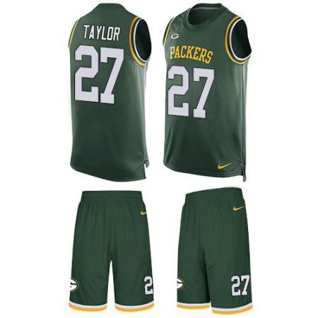 packers #27 patrick taylor green team color men's stitched nfl limited tank top suit wholesale jersey