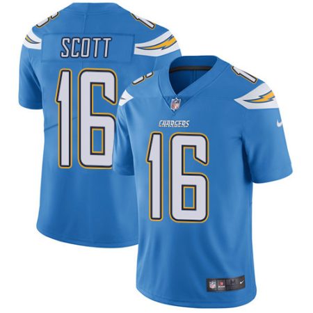 cheap Chargers #16 J.K. Scott Electric Blue Alternate Men's Stitched NFL Vapor Untouchable Limited Jersey