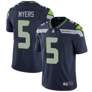 Seahawks #5 Jason Myers Steel Blue Team Color Youth Stitched NFL Vapor Untouchable Limited Jersey