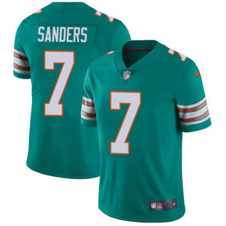 cheap Dolphins #7 Jason Sanders Aqua Green Alternate Men's Stitched NFL Vapor Untouchable Limited Jersey