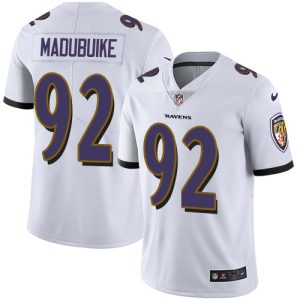 Ravens #92 Justin Madubuike White Youth Stitched NFL Vapor Untouchable Limited Jersey