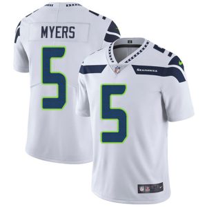 seahawks #5 jason myers white men's stitched nfl vapor untouchable limited wholesale jersey