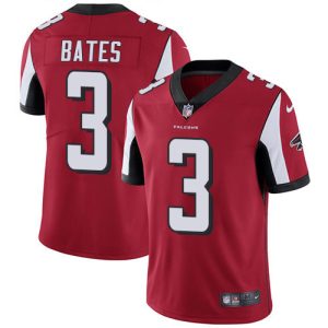 Falcons #3 Jessie Bates Red Team Color Men's Stitched NFL Vapor Untouchable Limited Jersey