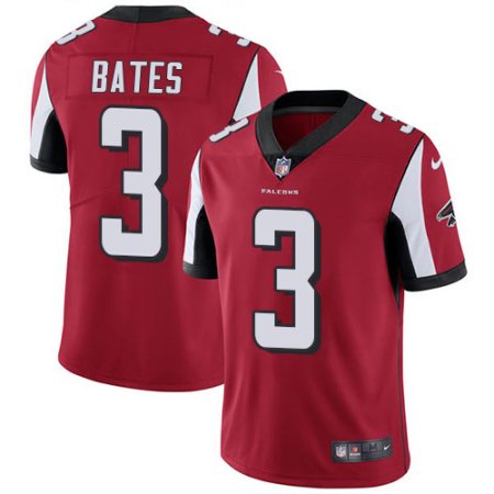 Falcons #3 Jessie Bates Red Team Color Men's Stitched NFL Vapor Untouchable Limited Jersey