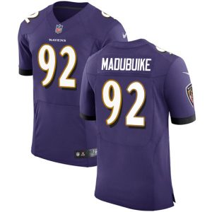 wholesale Ravens #92 Justin Madubuike Purple Team Color Men's Stitched NFL Vapor Untouchable Elite Jersey