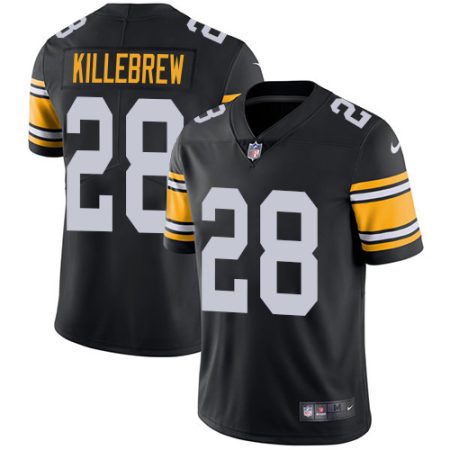 steelers #28 miles killebrew black alternate men's stitched nfl vapor untouchable limited cheap jersey