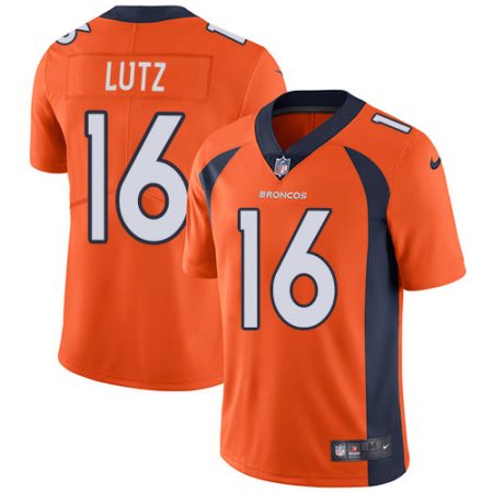 Broncos #16 Wil Lutz Orange Team Color Youth Stitched NFL Vapor Untouchable Limited Jersey