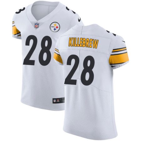 cheap Steelers #28 Miles Killebrew White Men's Stitched NFL Vapor Untouchable Elite Jersey