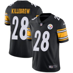 cheap Steelers #28 Miles Killebrew Black Team Color Youth Stitched NFL Vapor Untouchable Limited Jersey