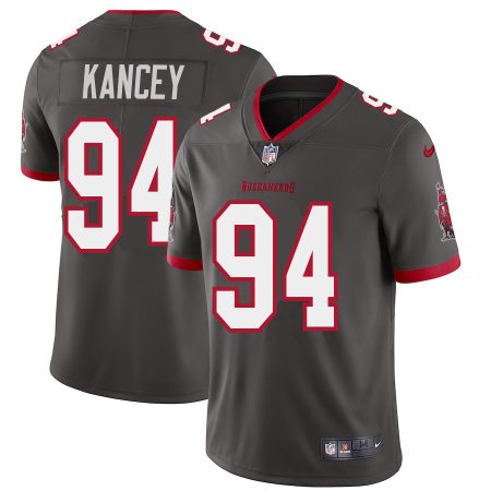 elite Tampa Bay Buccaneers #94 Calijah Kancey Youth Pewter Alternate Vapor Limited Jersey