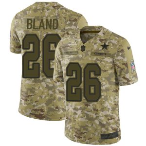 cowboys #26 daron bland camo men's stitched nfl limited 2018 salute to service wholesale jersey