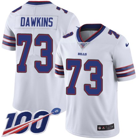 Bills #73 Dion Dawkins White Youth Stitched NFL 100th Season Vapor Limited Jersey