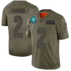 dolphins #2 bradley chubb camo youth stitched nfl limited 2019 salute to service elite jersey