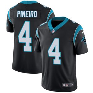 Panthers #4 Eddy Pineiro Black Team Color Youth Stitched NFL Vapor Untouchable Limited Jersey