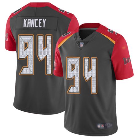 Buccaneers #94 Calijah Kancey Gray Men's Stitched NFL Limited Inverted Legend Jersey