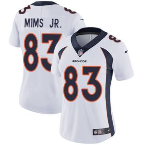 broncos #83 marvin mims jr. white women's stitched nfl vapor untouchable limited cheap jersey