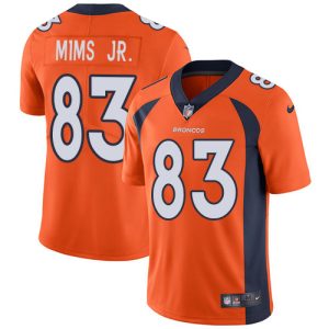 cheap Broncos #83 Marvin Mims Jr. Orange Team Color Men's Stitched NFL Vapor Untouchable Limited Jersey