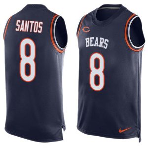 elite Bears #8 Cairo Santos Navy Blue Team Color Men's Stitched NFL Limited Tank Top Jersey