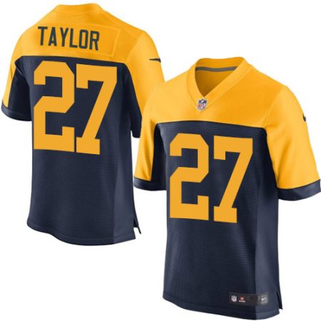 Packers #27 Patrick Taylor Navy Blue Alternate Men's Stitched NFL New Elite Jersey