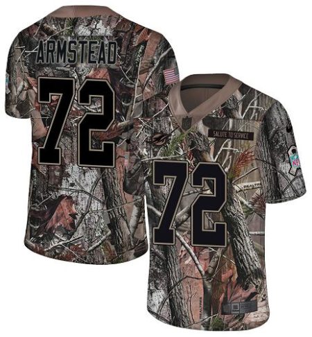 dolphins #72 terron armstead camo youth stitched nfl limited rush realtree wholesale jersey