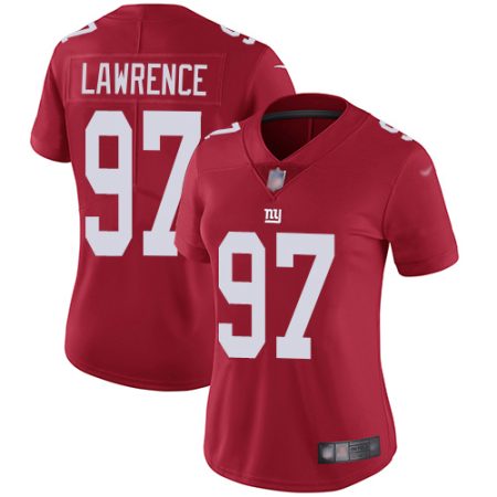 Giants #97 Dexter Lawrence Red Women's Stitched NFL Limited Inverted Legend Jersey